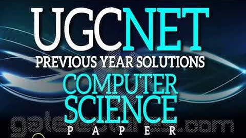 UGC NET Computer Science JUNE 2014 Paper 2 Solutions Q1 to 10