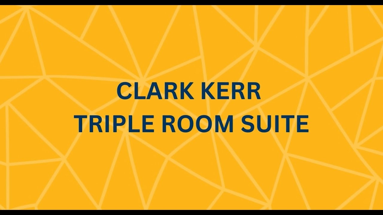 UC Berkeley Housing Tour Clark Kerr YouTube