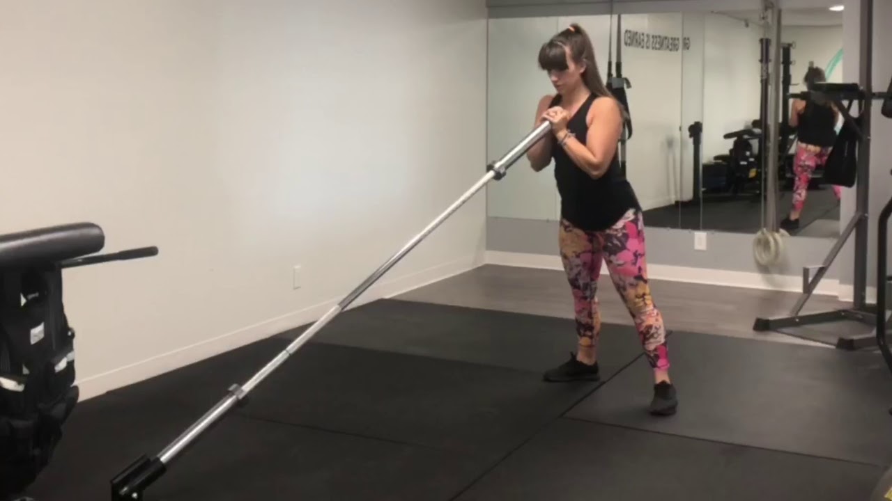 Exercise Demo: Landmine Squat - YouTube