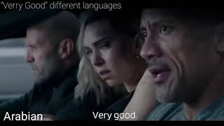 Verry Good different languages | fast & furious Hobbs & Shaw Resimi