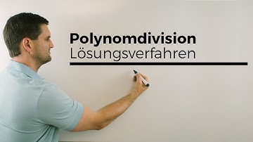 Polynomdivision als Lösungsverfahren, Nullstellen bestimmen | Mathe by Daniel Jung