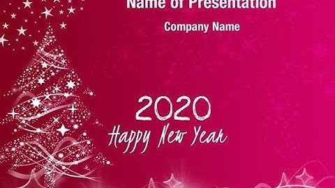 Abstract Christmas Tree PowerPoint Template Backgrounds - DigitalOfficePro #00776