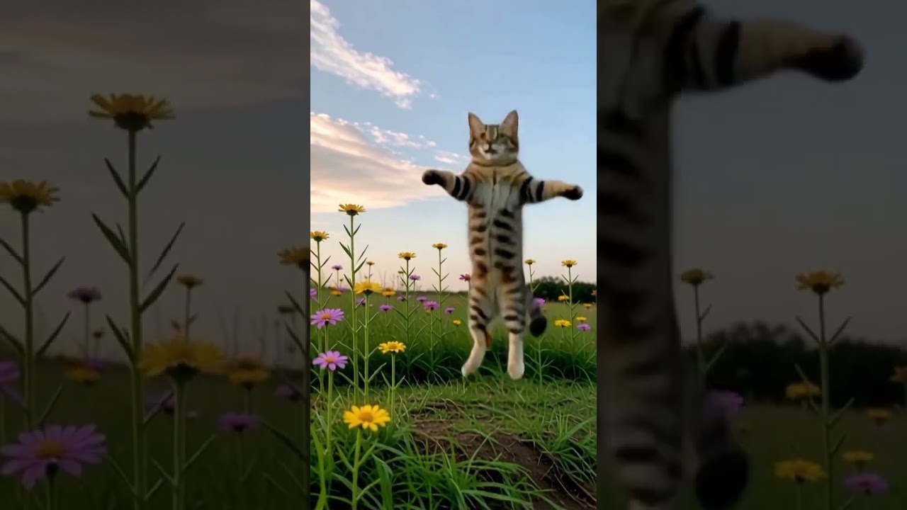 Cute Cat Flying 😍 