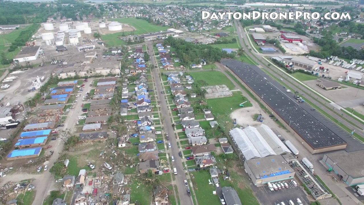 Dayton, Ohio EF4 Tornado Aftermath - YouTube