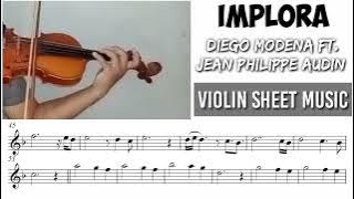 Free Sheet || Implora - Modena & Audin || Violin Sheet Music
