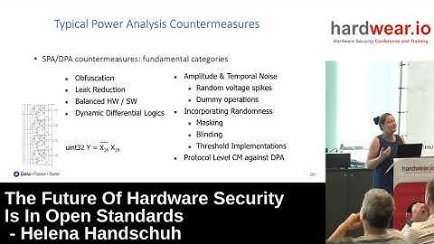 Hardwear.io 2018: The Future Of Hardware Security Is In Open Standards - Helena Handschuh