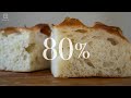 【加水80%】超簡単! もちもち「フォカッチャ」の作り方