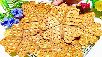 Cách pha bột BÁNH KẸP Giòn Ngon Thơm Béo Làm 1 lần ăn được Cả Tuần- Waffle