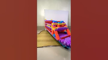 icoon van het cruiseschip van de zee van bouwstenen