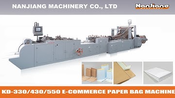 SMART E-COMMERCE PACKAGING PAPER BAG MACHINE NEW SUSTAINABLE - NANJIANG MACHINERY