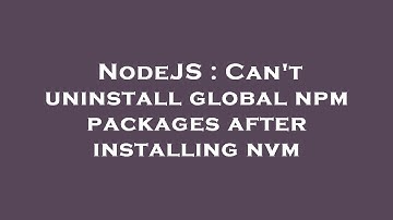 NodeJS : Can