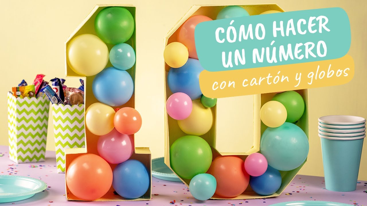 NUMEROS CUMPLEAÑOS Caja 10 Unidades