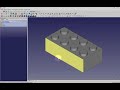 Cration freecad dun lego 8x2