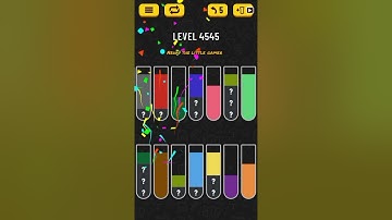 Water sort puzzle level 4545