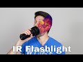 Shining an IR Flashlight Through My Face and Body