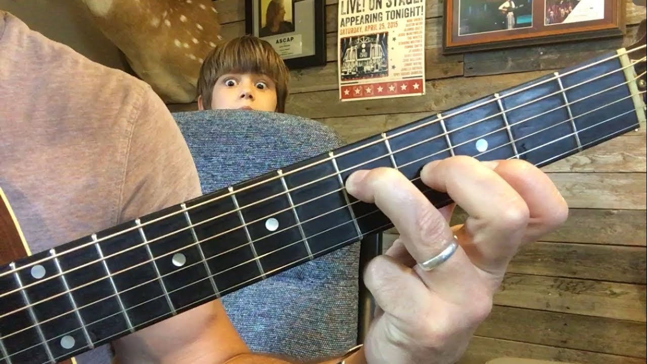 Guitar lesson for "While I Was Away"