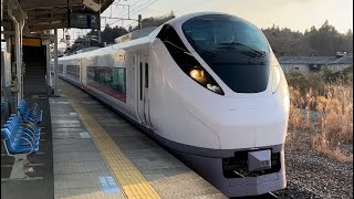 【意外と速い通過】17M 常磐線 E657系K6編成 特急 ひたち17号 いわき行 南中郷駅2番線 通過 0315-23