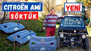 Citroen Ami'yi söktük daha çok detaylarını sizlere gösterebilmek içn