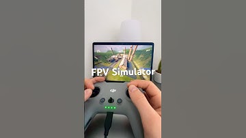 FPV Simulator / DJI Controller 3 #dji #fpv #drone #foryou #simulator