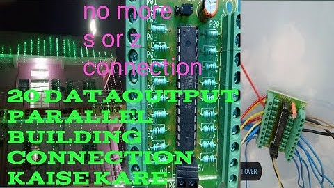20 dataoutput parallel buildingcontroller ka connection kaise kare #pixelled