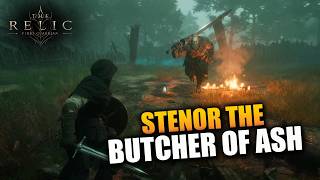 The Relic Stenor Boss Fight How to Beat Stenor the Butcher of Ash