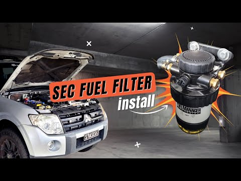 How to install a Universal Secondary Fuel Filter on a Mitsubishi Pajero