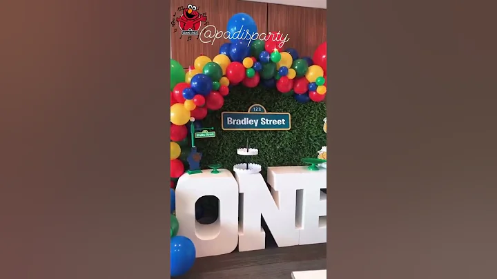 Sesame Street Decorations *Plaza Sesamo  Decóracion *