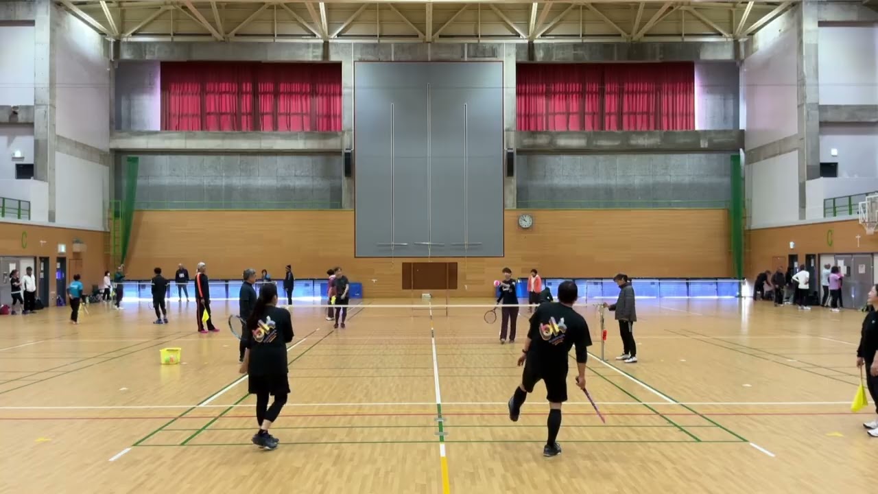 R8 2/15 宮崎市会長杯　前半2試合目　新甫ペア VS 野崎ペア