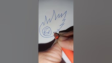 How to draw Very Easy Comet ☄️ #drawing #ayusharts #art #shorts #viral