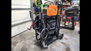 Vulcan TIG welding cart shelf MOD using Chicago Electric MIG welding cart Parts