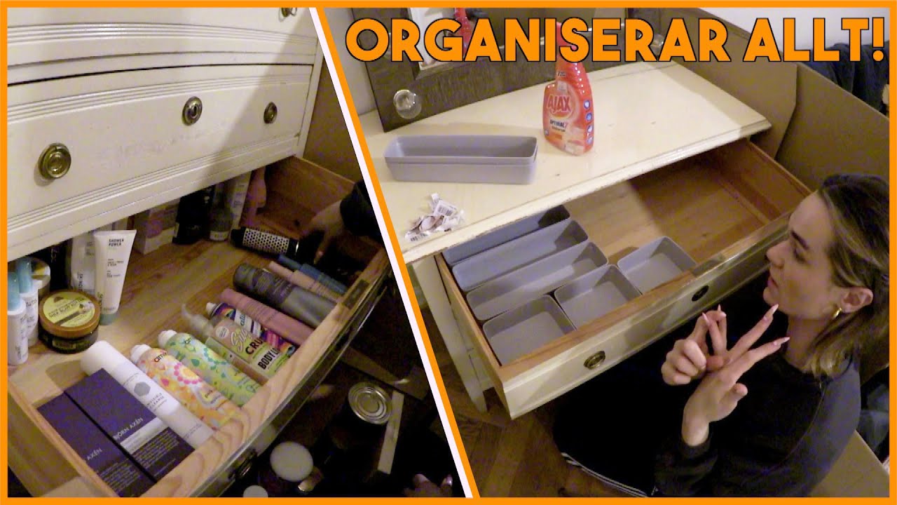 ORGANISERAR DE JOBBIGASTE LÅDORNA | Flyttvlogg
