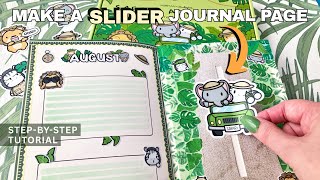 ✂️ Slider Journal Page | Hubman & Chubgirl Step-by-Step Create With Me