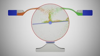 My first attempt at particle mixer simulation. Blender 3D - Molecular Addon. 4K 60 fps.