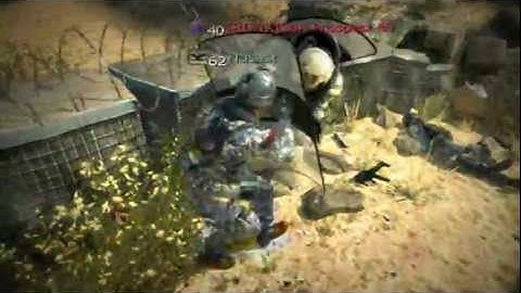 Hucast using Riot Shield to kill Juggernaut on MW3