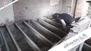 Removing Insulating And Restoring A Suspended Wooden Floor Part 2 Of 3 Youtube