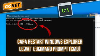 Cara Restart Windows Explorer.exe Lewat CMD