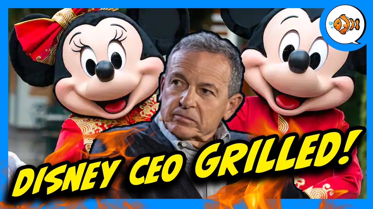 Disney CEO Gets GRILLED Over CCP Connections!