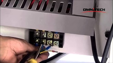 Omni CNC Router Power Wire Connection