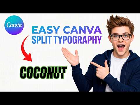 How to Create Split Typography Animation in Canva [2026] [Easiest Way]