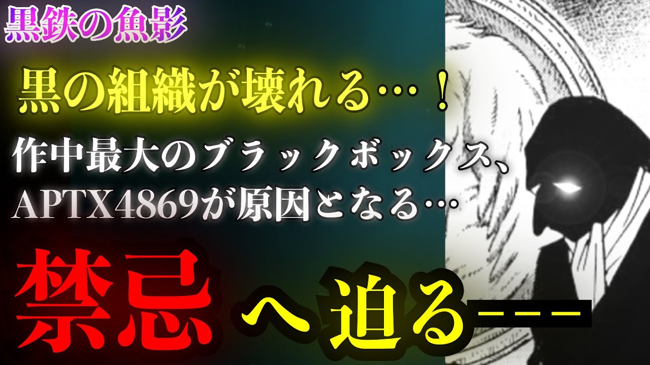 【コナン】黒の組織が瓦解？映画で明らかになった、黒の組織の「禁忌」に迫るーーー。【コナン考察】【名探偵コナン】【美しい鰭】
