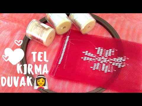 👰🏻 TEL KIRMADAN KENDİ DUVAĞIMI YAPTIM 👰🏻 TEL KIRMA VİDEOSU PART 2 👰🏻