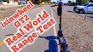 isinwheel GT2 - Real world range test - How far can i go??