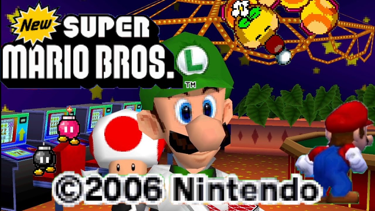 I HAVE A GAMBLING ADDICATION!! [New Super Mario DS Minigames] - YouTube