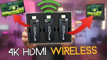 4K HDMI Wireless Transmitter & Dual Receiver Kit plus Screen Mirror. RGBlink ASKnano