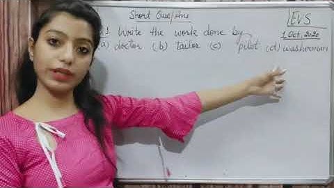 Class 4 EVS session L-11 People at work (Notebook work)