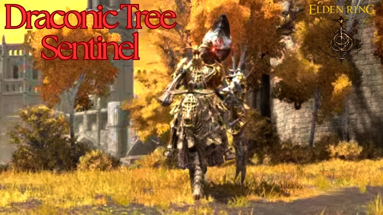 Elden Ring - Draconic Tree Sentinel - Boss Fight (PS5) - YouTube