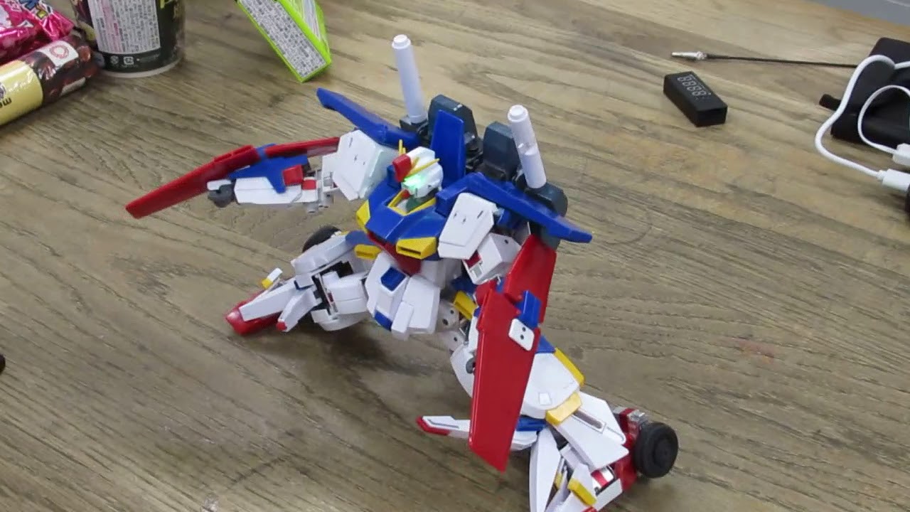 アニメじゃない】ZZガンダムロボットその2【ホントのことさー】 - YouTube