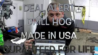 GUARANTEED FOR LIFE DRILL BITS WHAT?  (DRILL HOG) 💪🏿💪🏿💪🏿🔥🔥🔥🔥🔥
