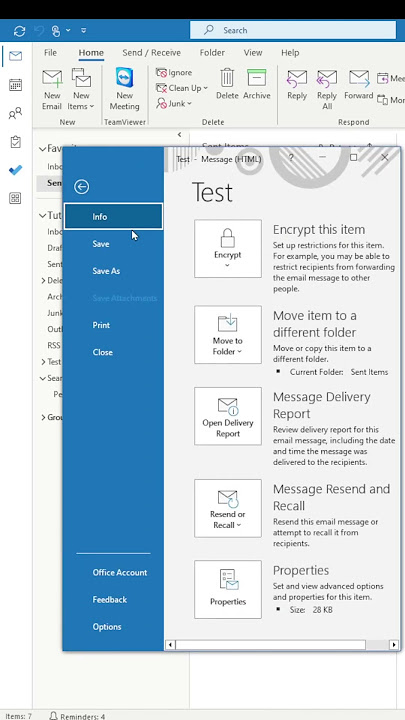 How To Recall Messages In Outlook