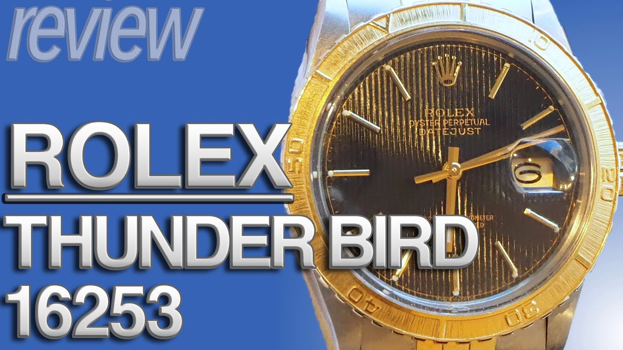 A watch for heroes! Rolex Thunderbird Black Stripe Hands-on review